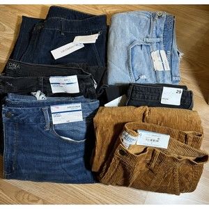 Wholesale Bulk Lot Of 6 Women’s Juniors Pants Jeans NWT. Value $289
